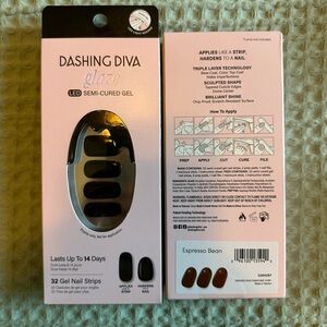 Dashing Diva Glaze - set of 2 - black and brown